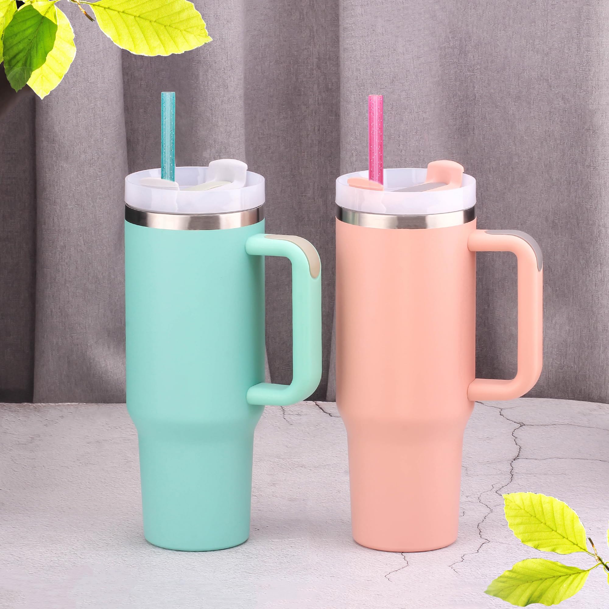 Amazon.com: Dakoufish Replacement Glitter Straws for Stanley|Owala
